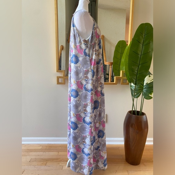 fab’rik floral chiffon maxi dress, size L - Picture 4 of 9